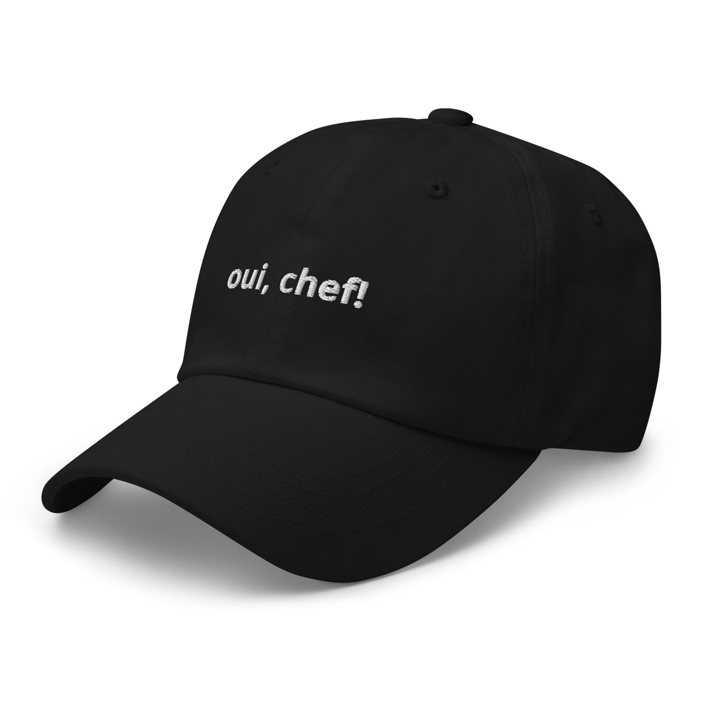 “oui, chef!” Embroidered Baseball Hat