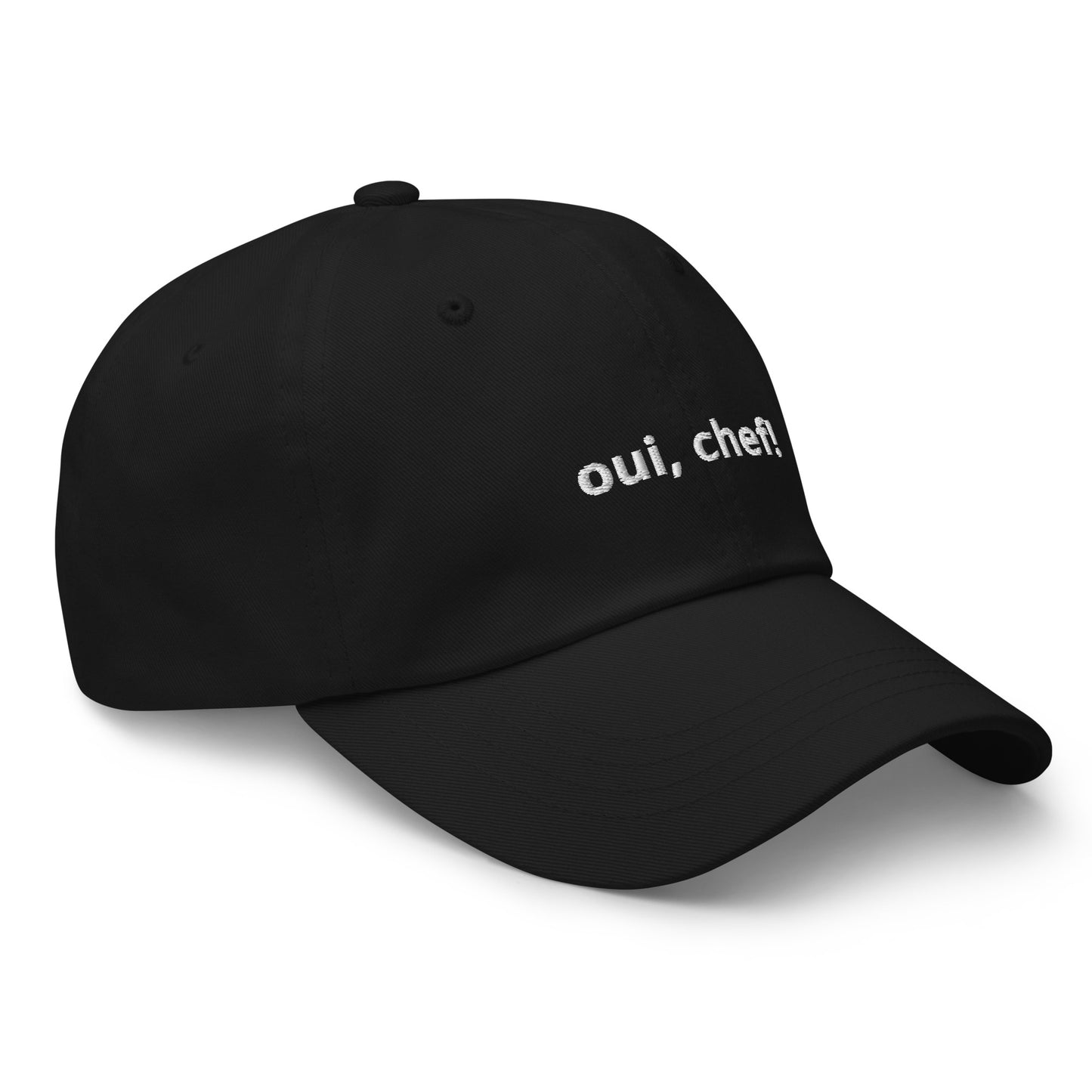 “oui, chef!” Embroidered Baseball Hat