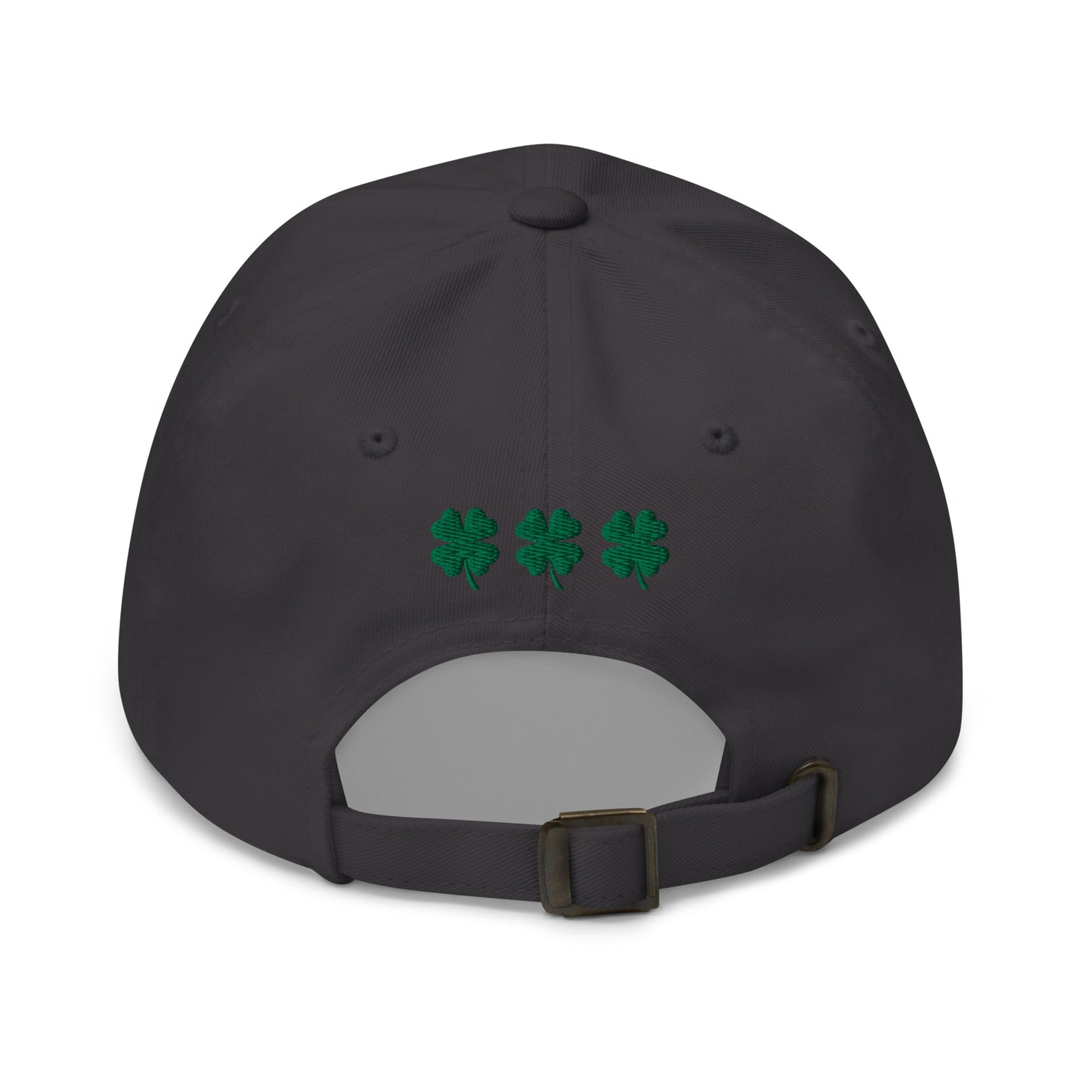 “lucky charm.” & shamrocks trio Embroidered Baseball Hat