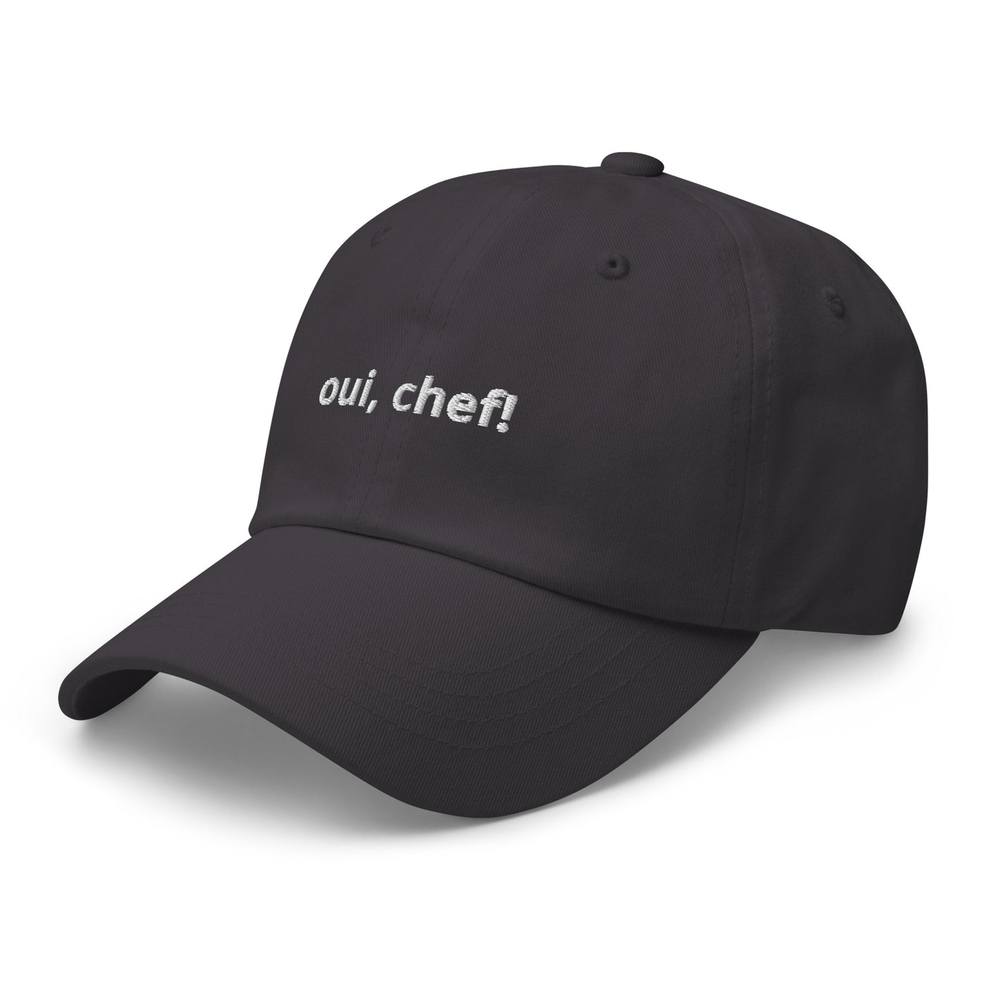 “oui, chef!” Embroidered Baseball Hat