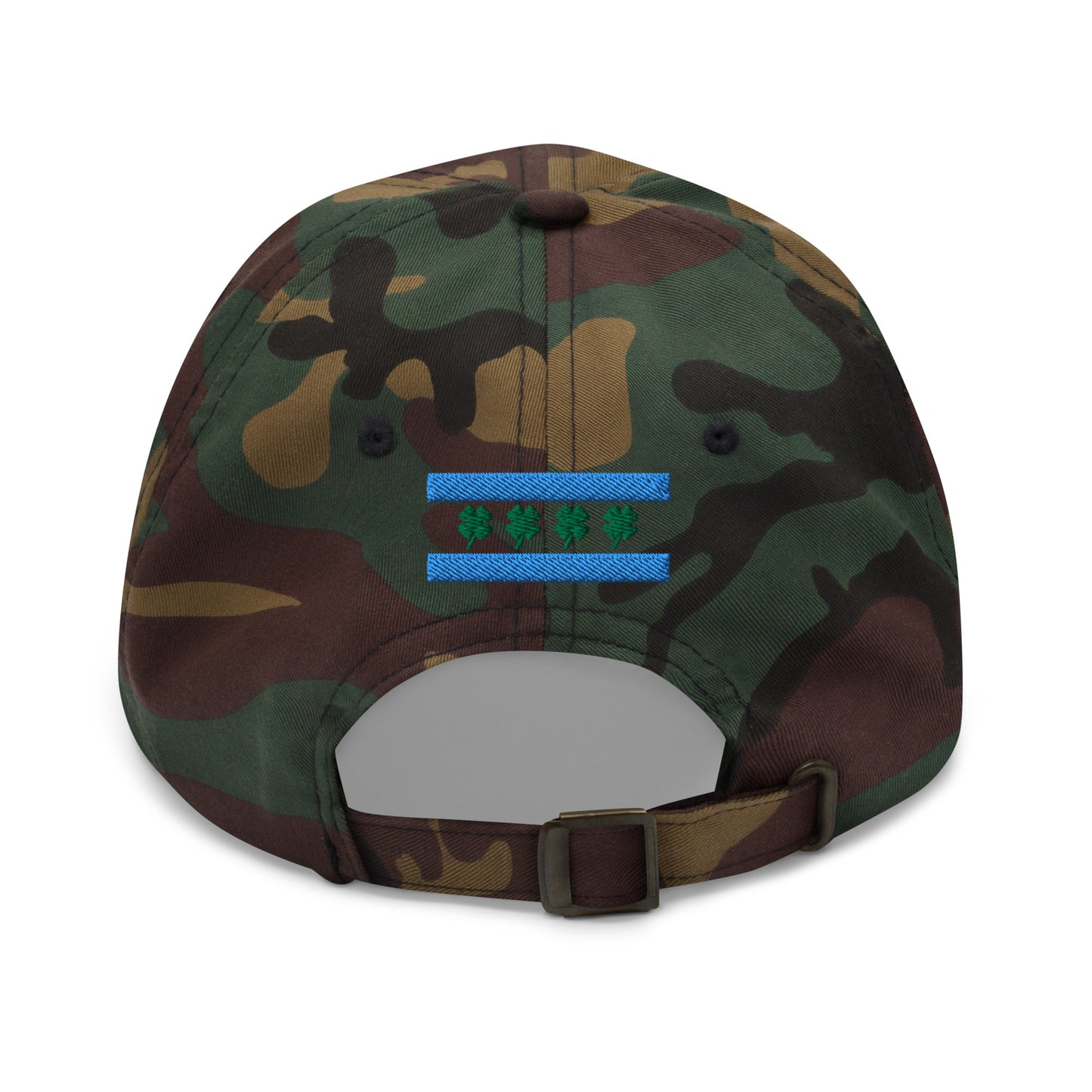Shamrock Chi-rish Flag Embroidered Baseballl Hat