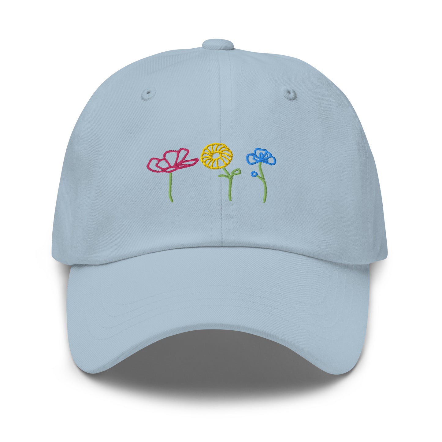 Flower Power! Embroidered Baseball Hat