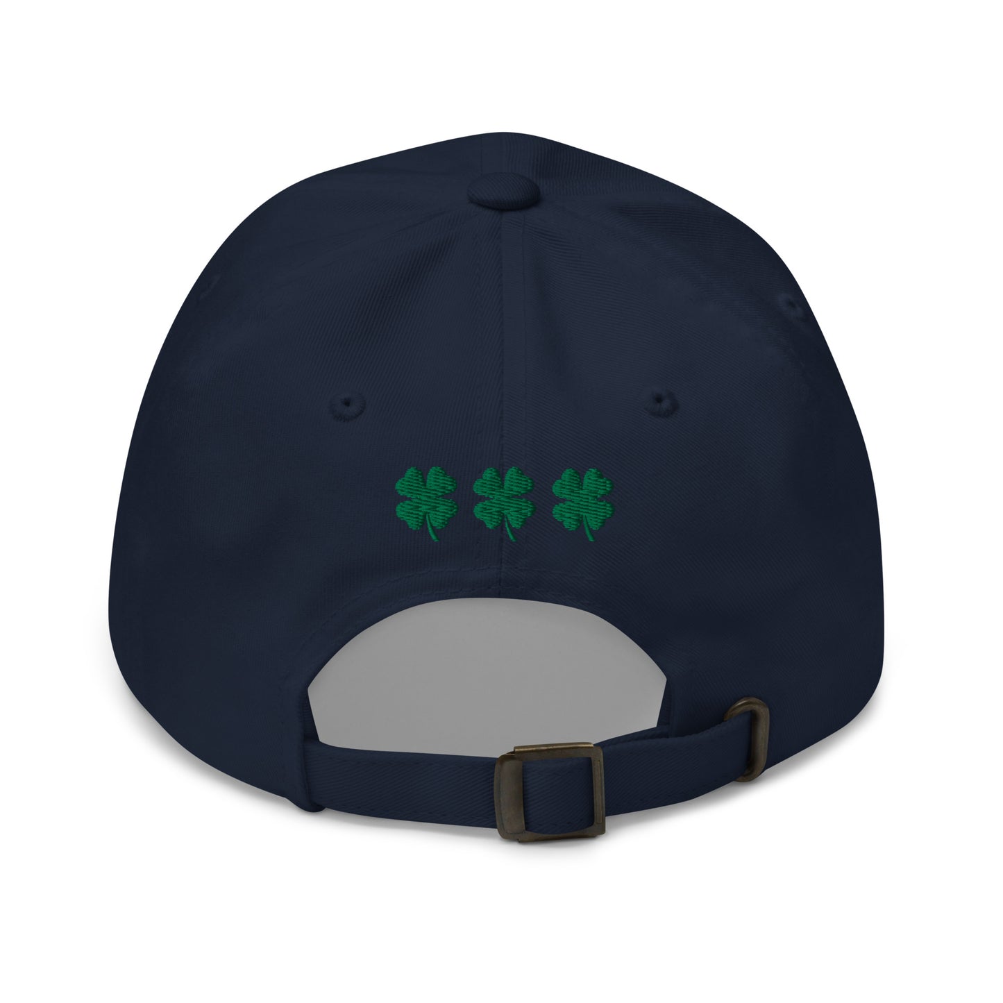 “lucky charm.” & shamrocks trio Embroidered Baseball Hat