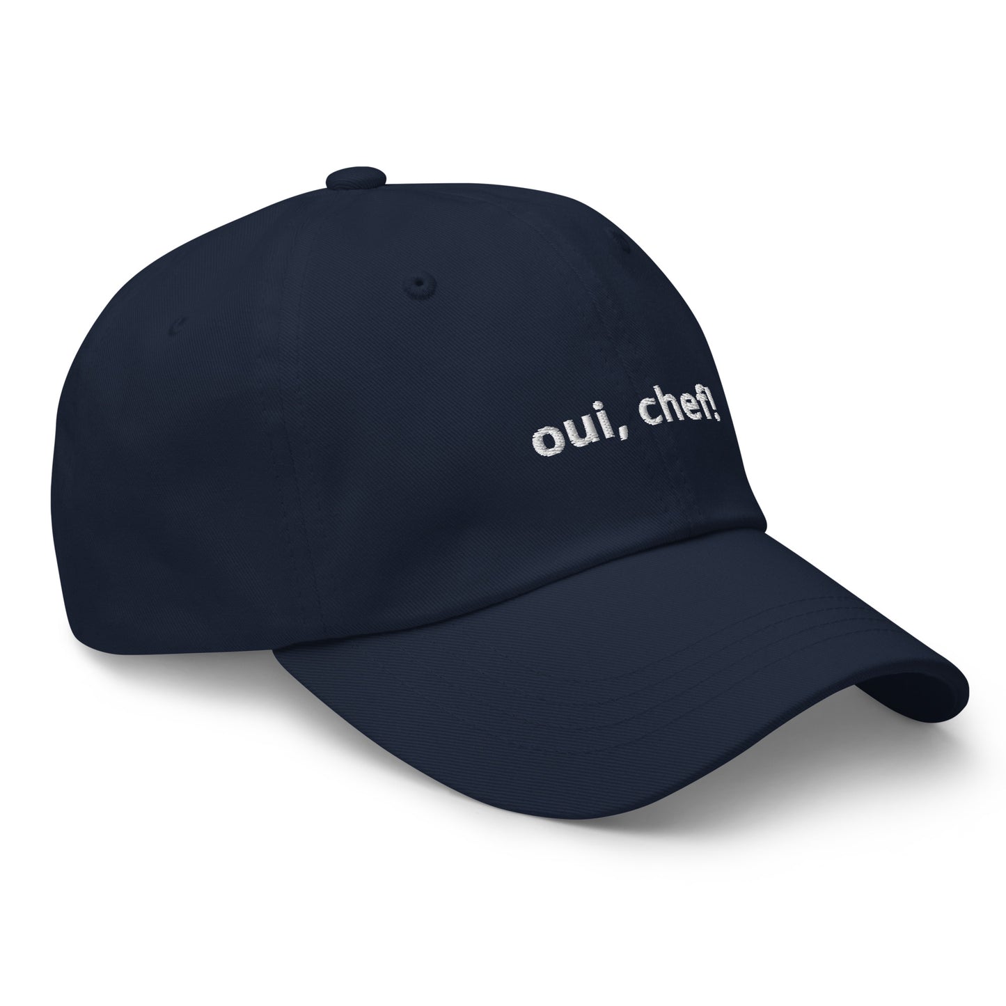 “oui, chef!” Embroidered Baseball Hat