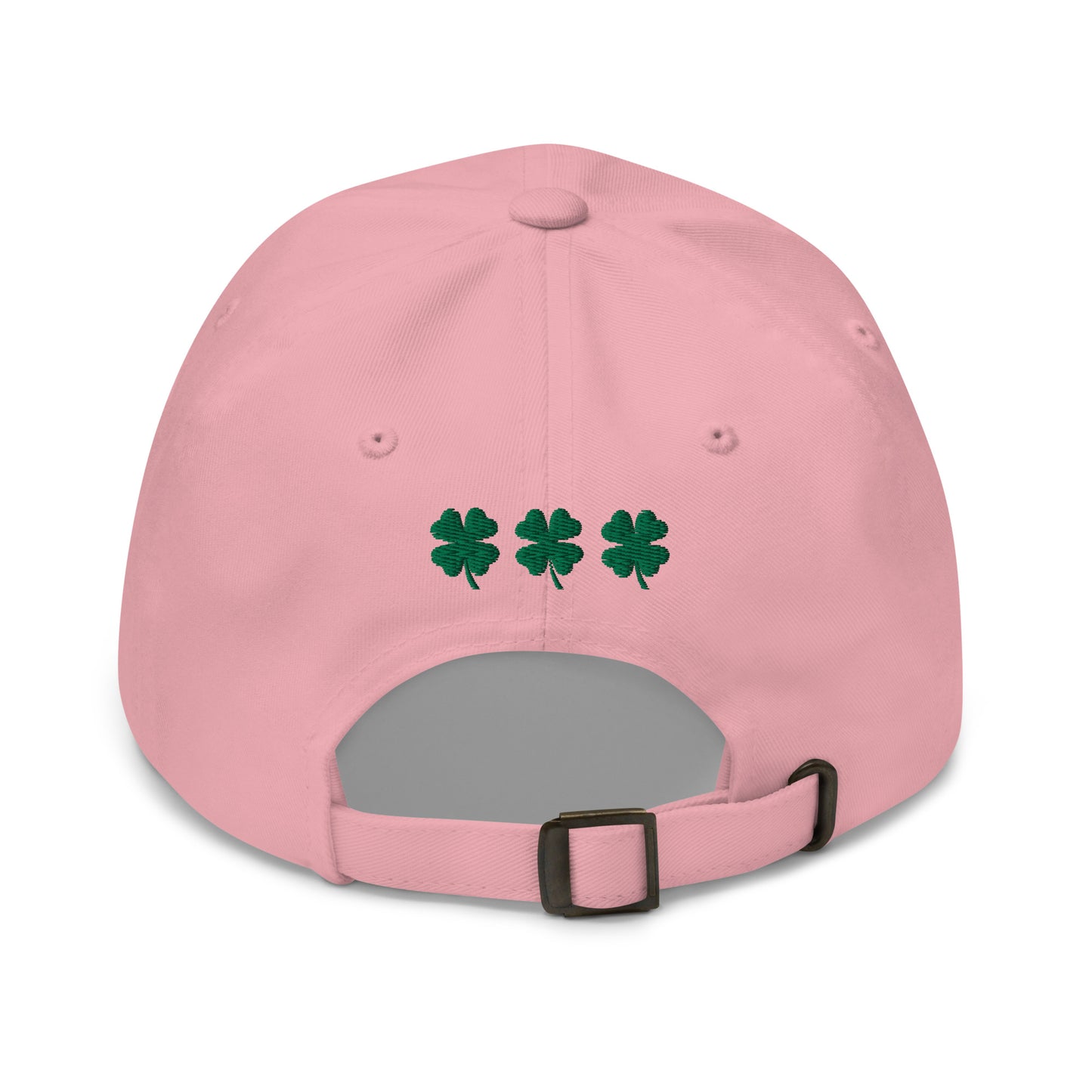 “lucky charm.” & shamrocks trio Embroidered Baseball Hat