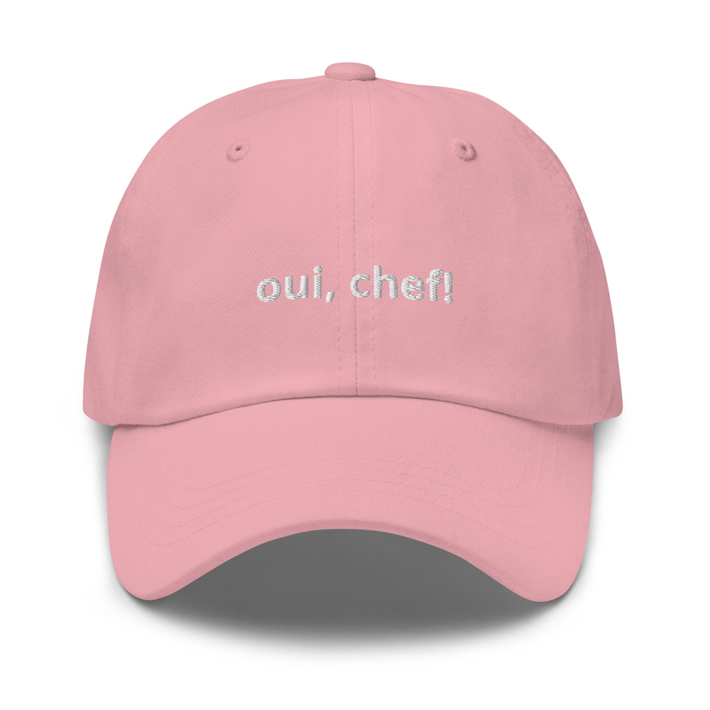 “oui, chef!” Embroidered Baseball Hat