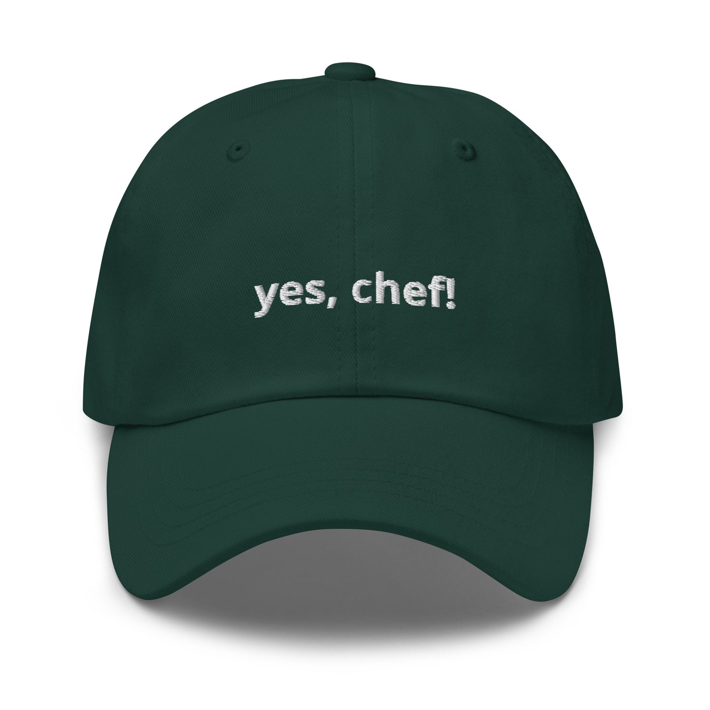 “yes, chef!” Embroidered Baseball Hat