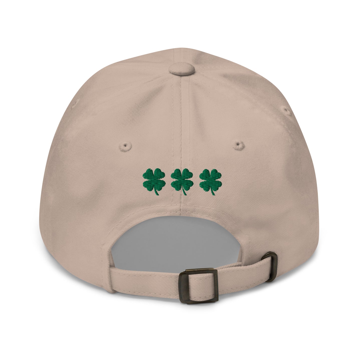 “lucky charm.” & shamrocks trio Embroidered Baseball Hat