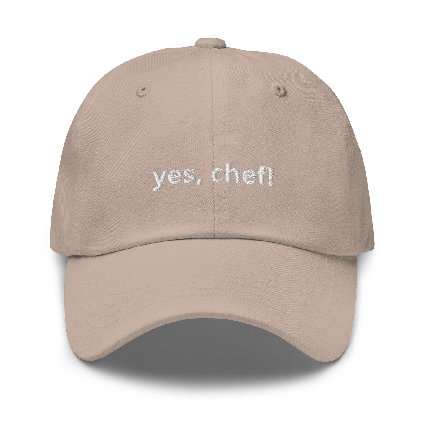 “yes, chef!” Embroidered Baseball Hat