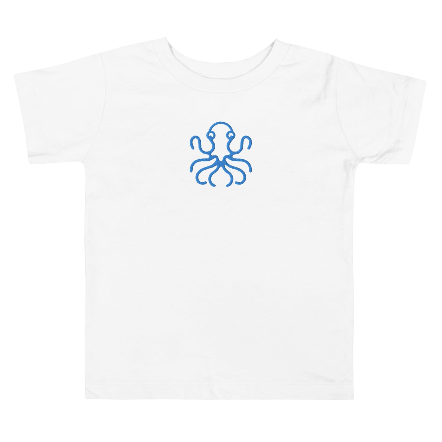 Octopus Embroidered Toddler Short Sleeve Tee