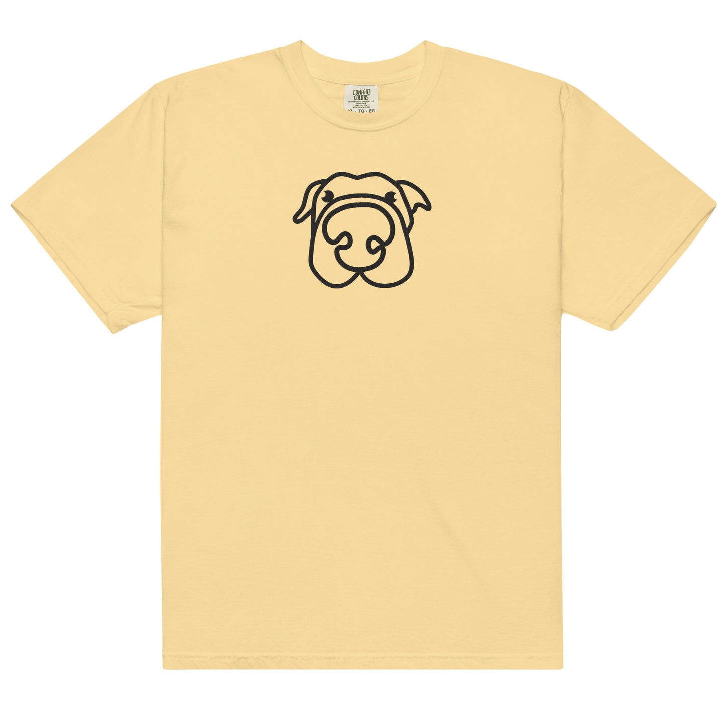 Dog! Embroidered Unisex garment-dyed heavyweight t-shirt
