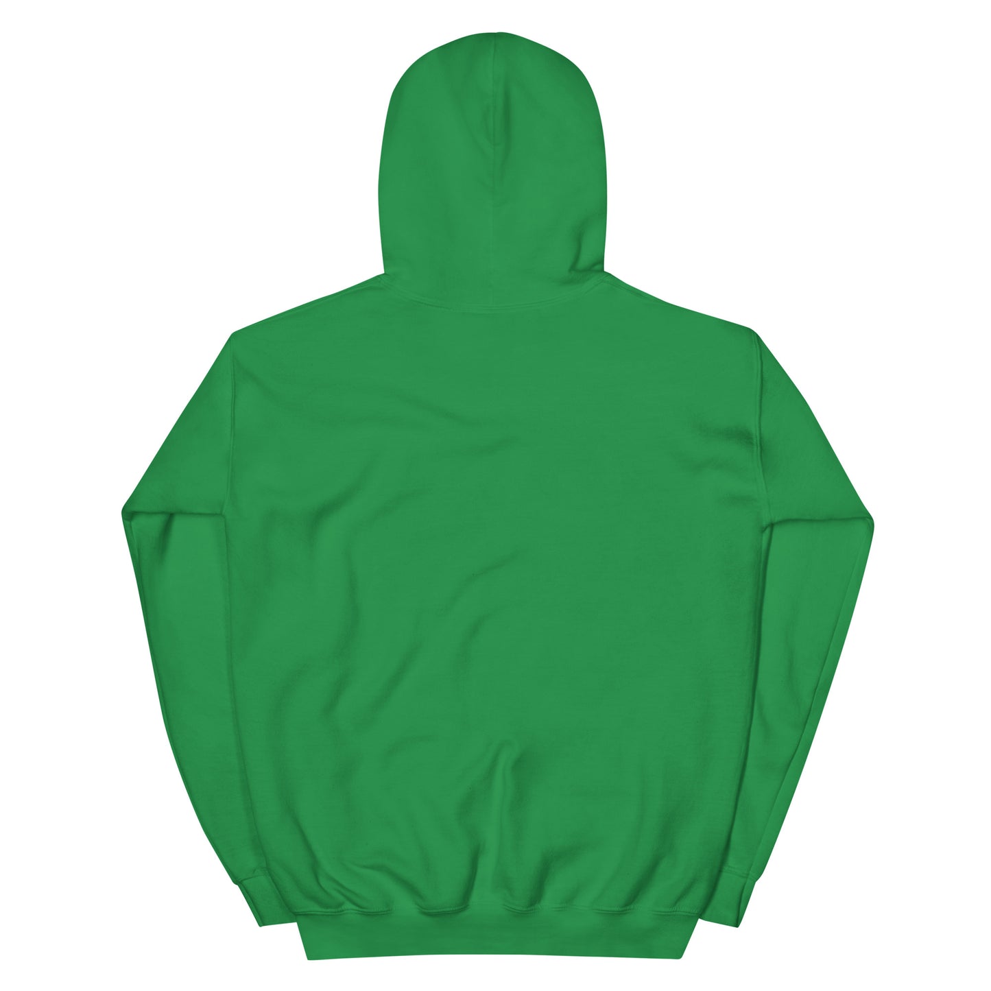 Chi-Irish flag (front) & Shamrock (sleeve) Embroidered Unisex Hoodie (no white stripe)