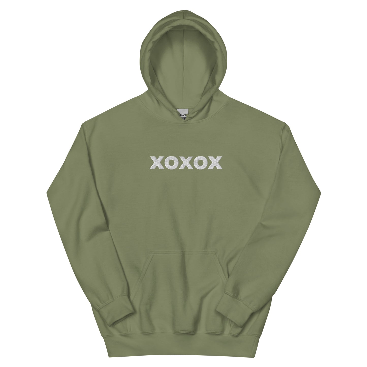 “xoxox” Embroidered Unisex Hoodie