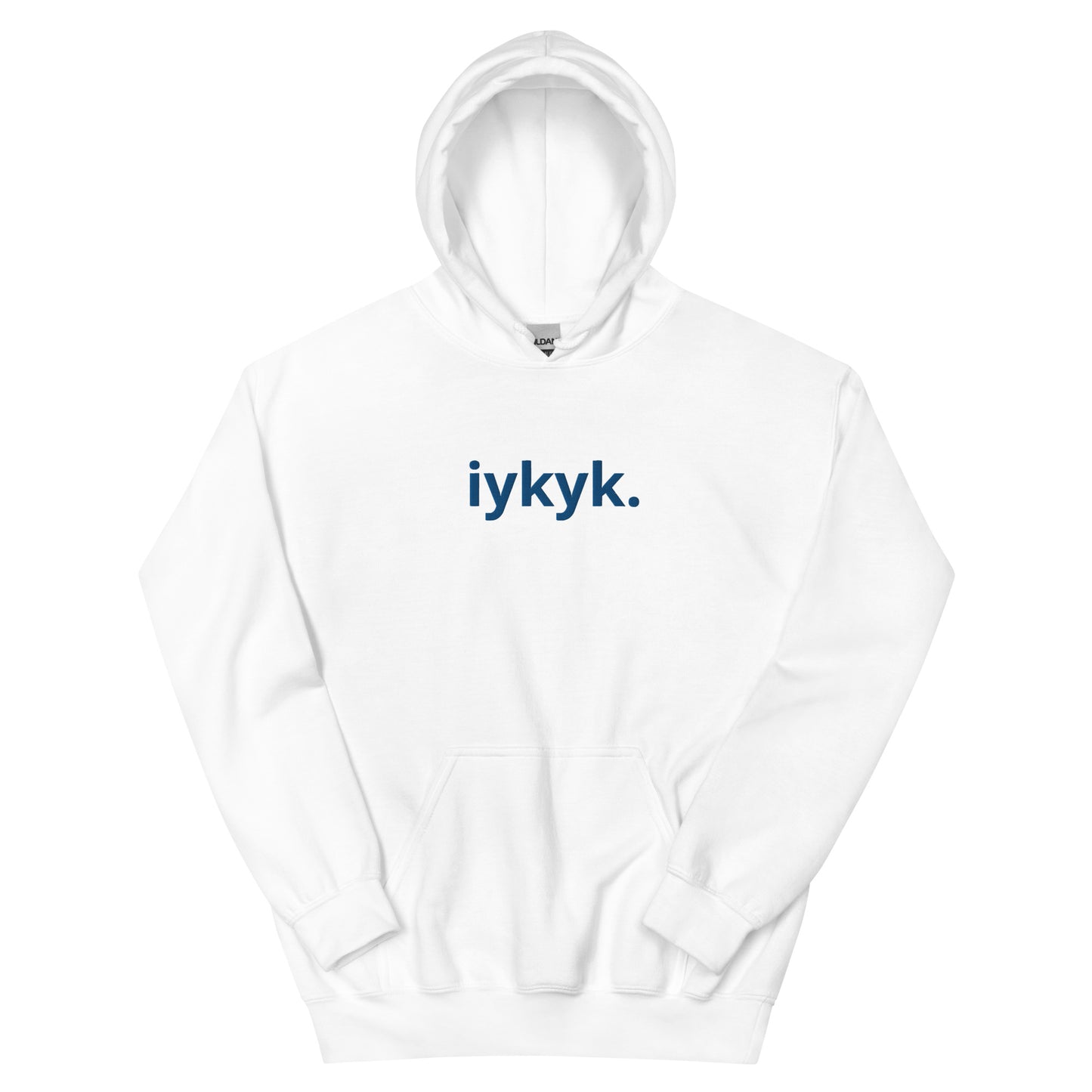 “iykyk.” Embroidered Unisex Hoodie