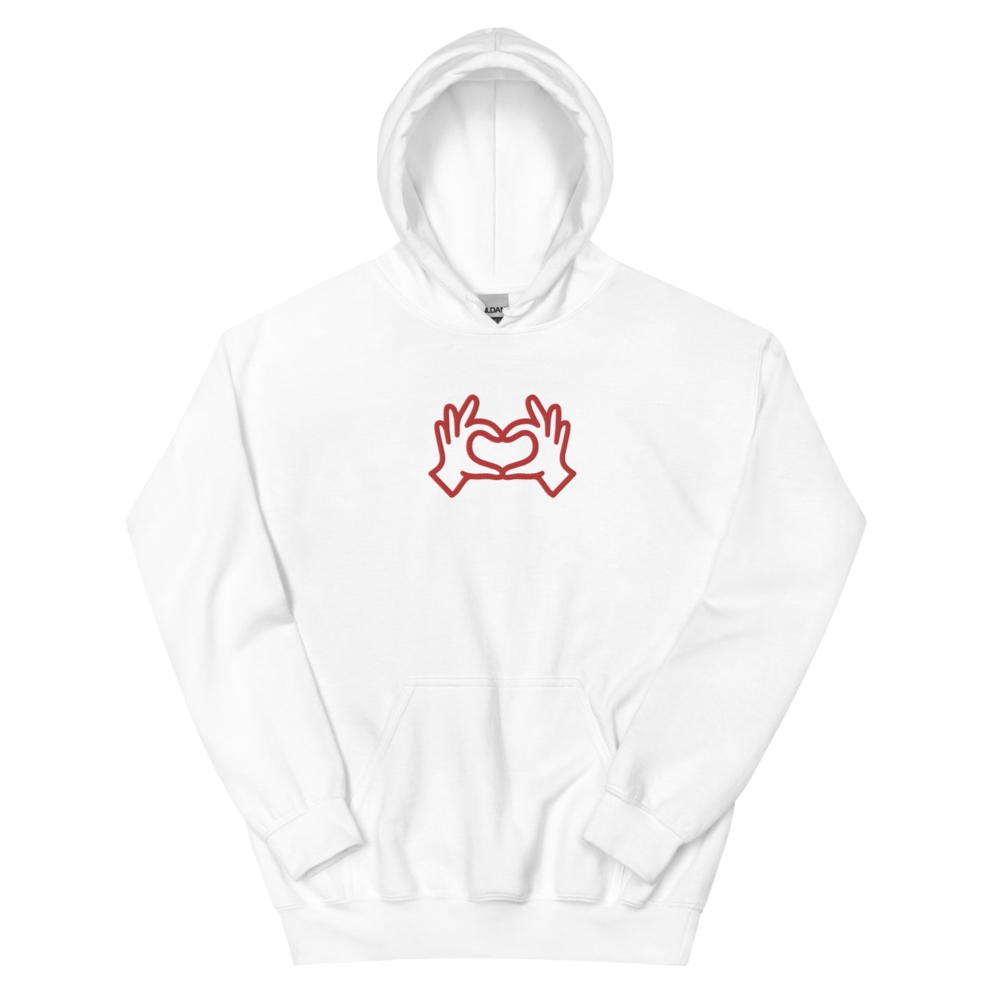 HeartHands/EmbroideredUnisexHoodie