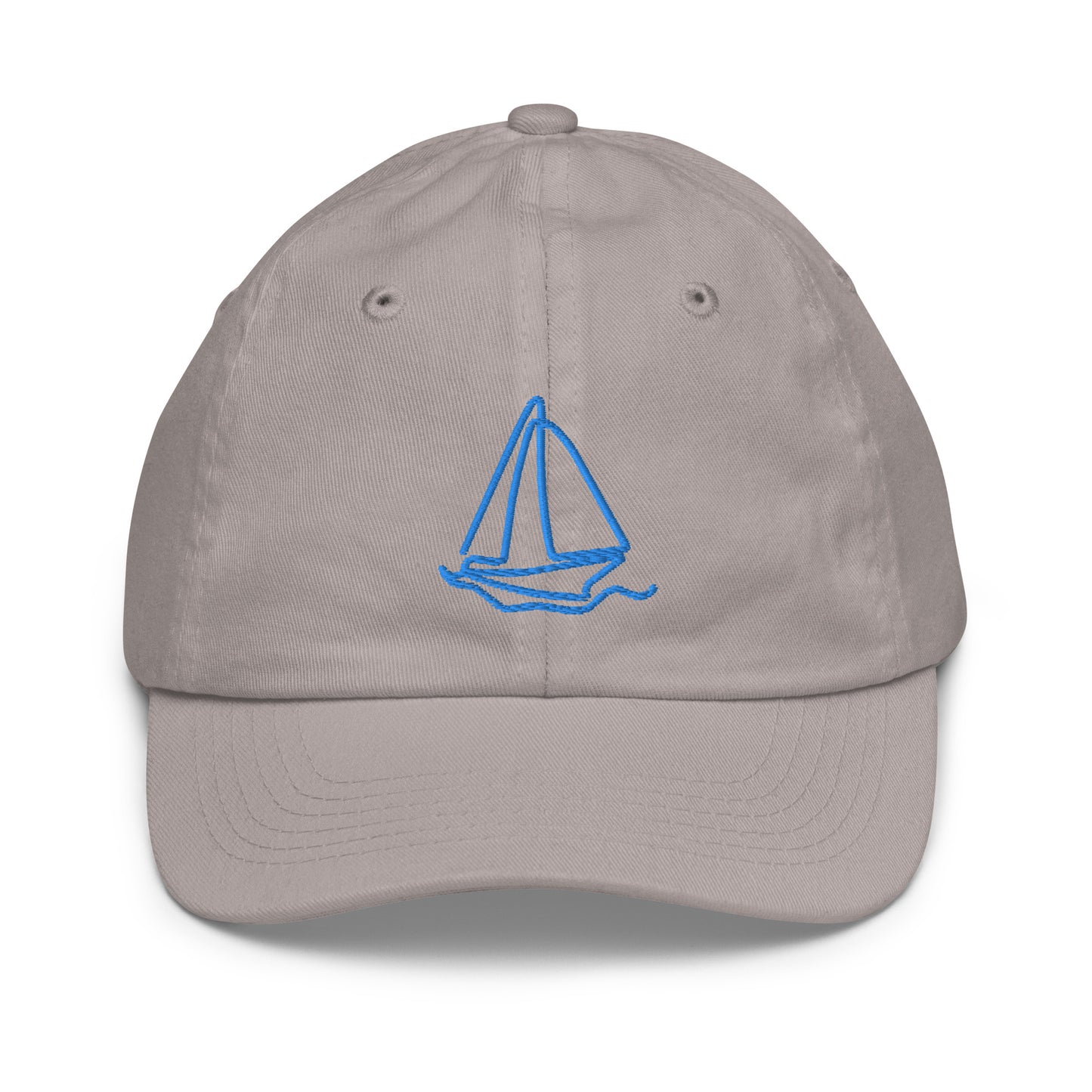 Sailboat Embroidered Youth Baseball Hat