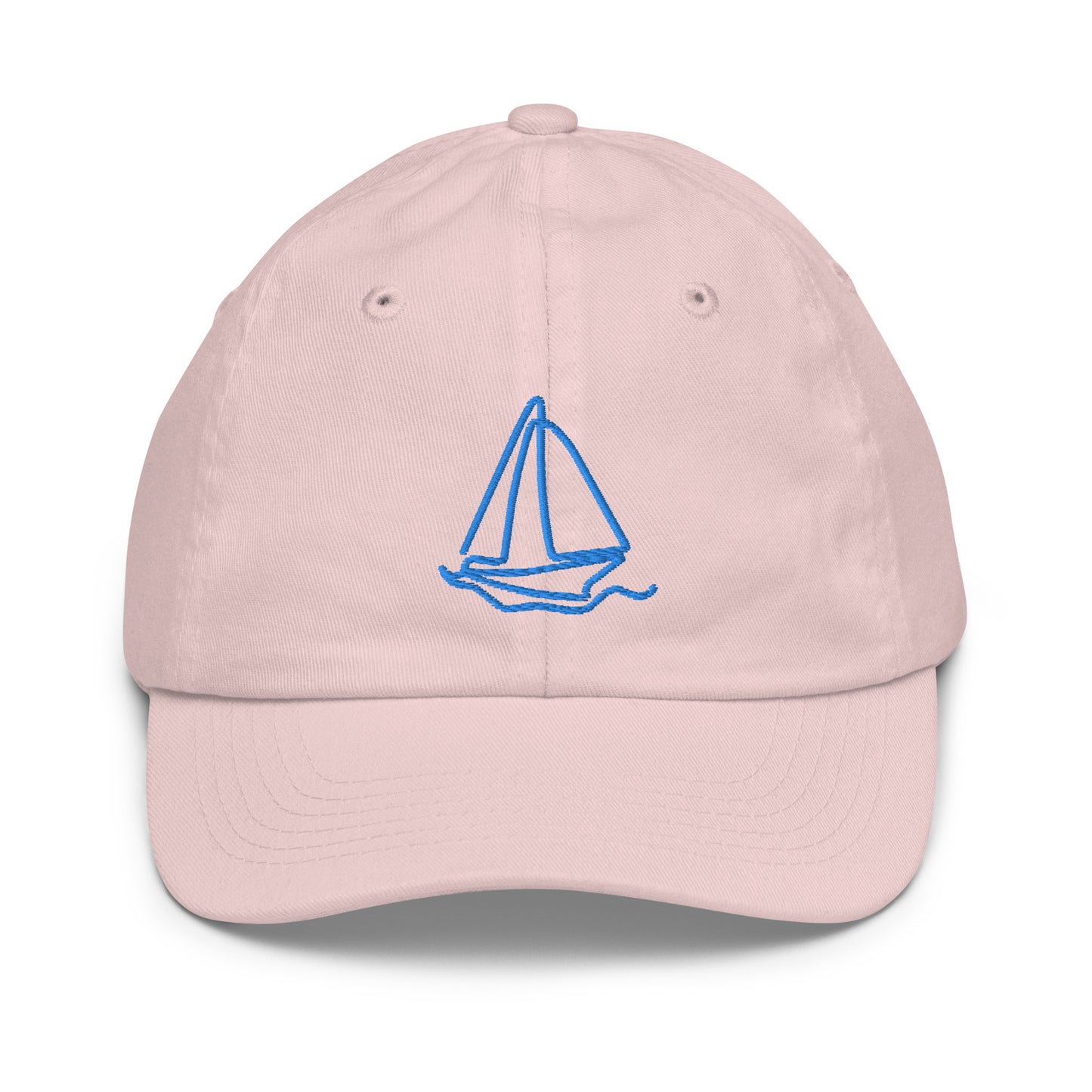 Sailboat Embroidered Youth Baseball Hat