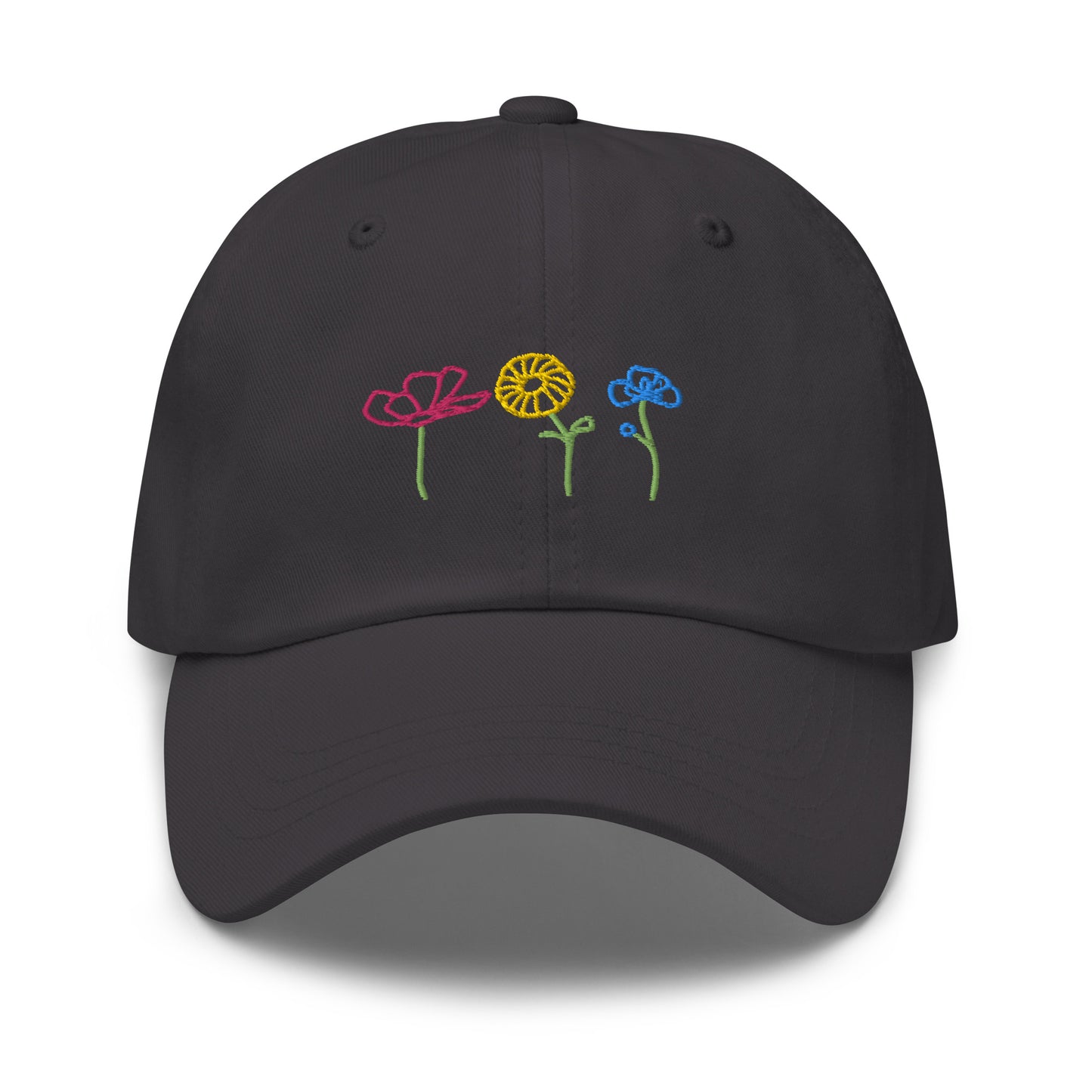Flower Power! Embroidered Baseball Hat