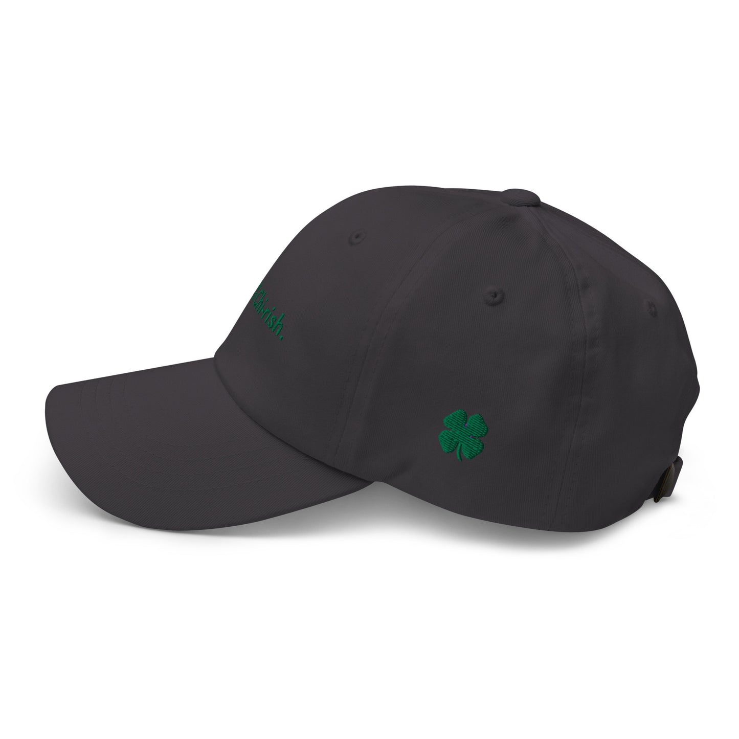 “100% Chi-rish.” & Shamrock Embroidered Baseball Hat