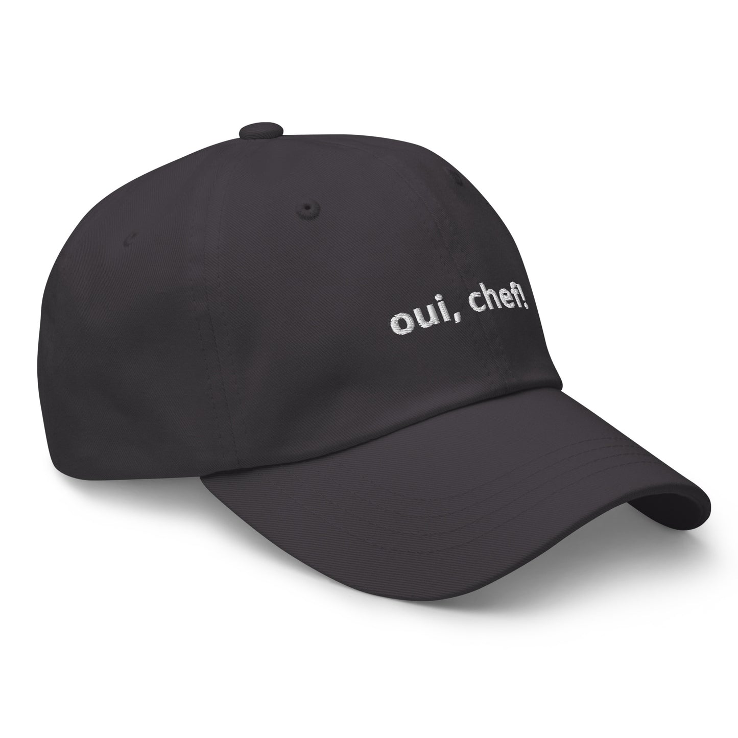 “oui, chef!” Embroidered Baseball Hat