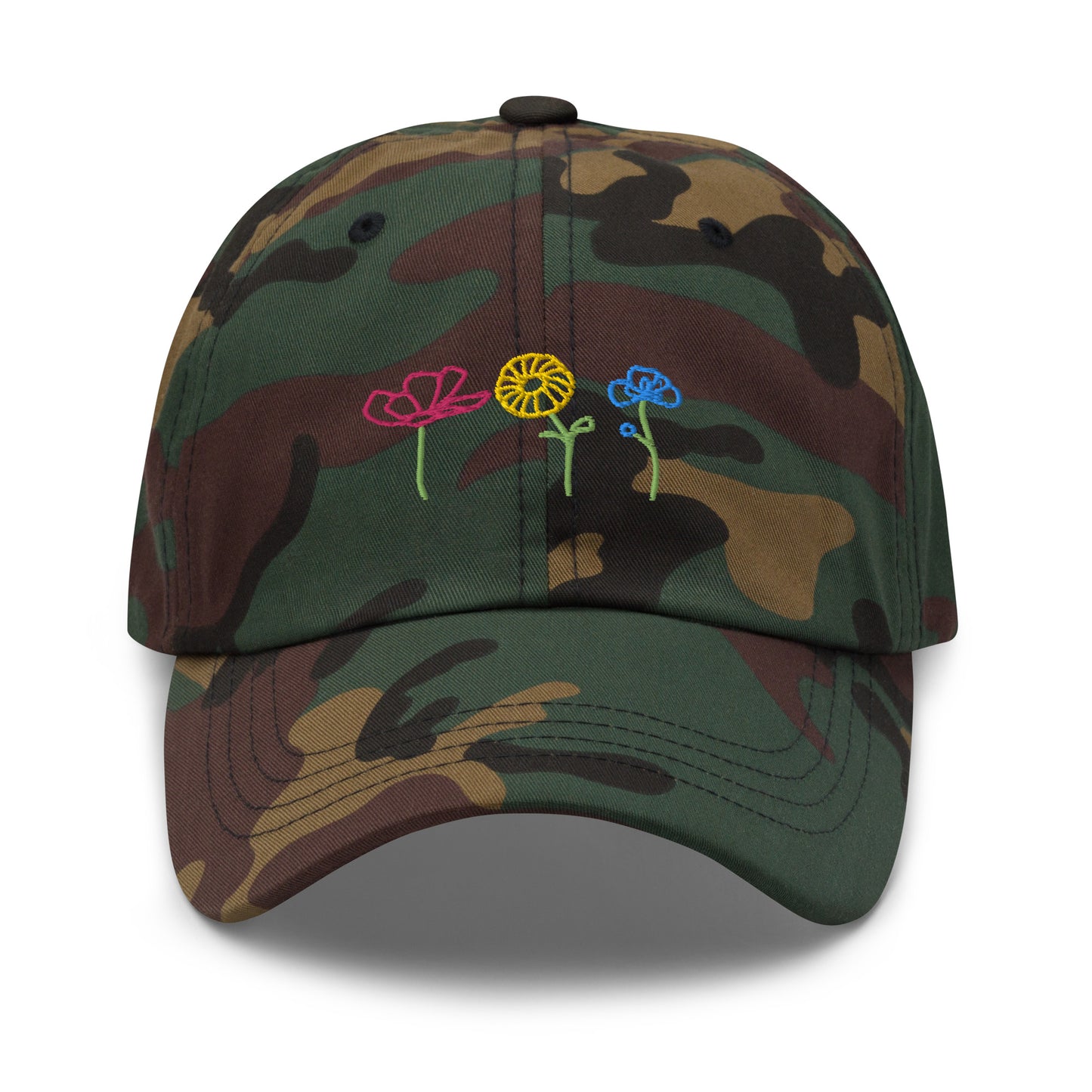 Flower Power! Embroidered Baseball Hat