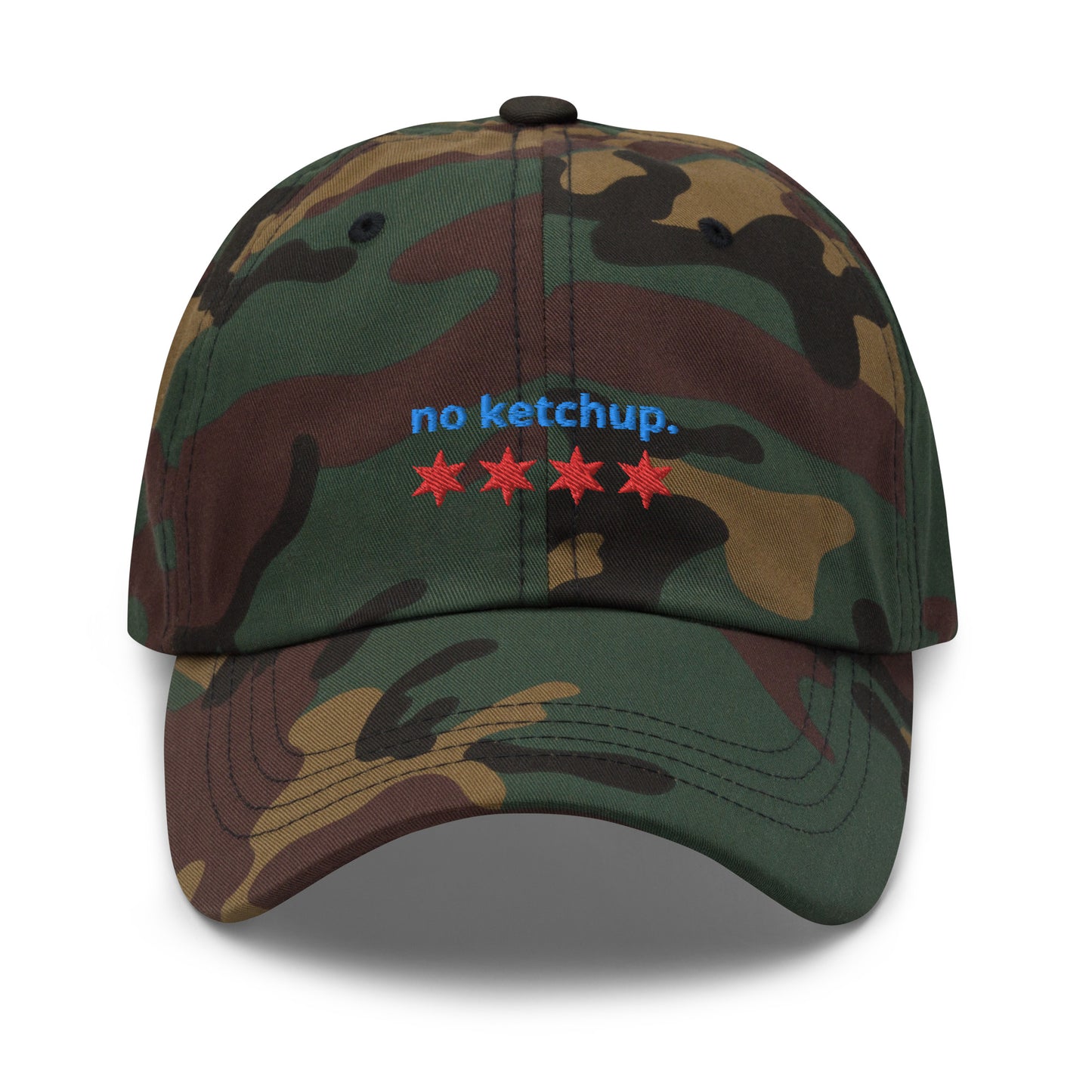 “no ketchup.” & Chicago Stars Embroidered Baseball Hat