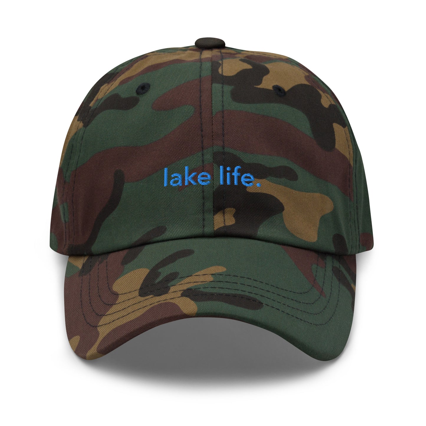 “lake life.” & Chicago Flag Embroidered Baseball Hat