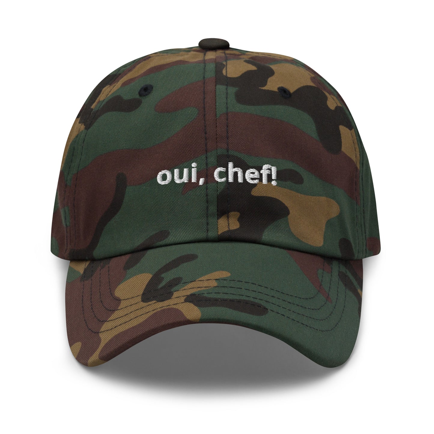 “oui, chef!” Embroidered Baseball Hat