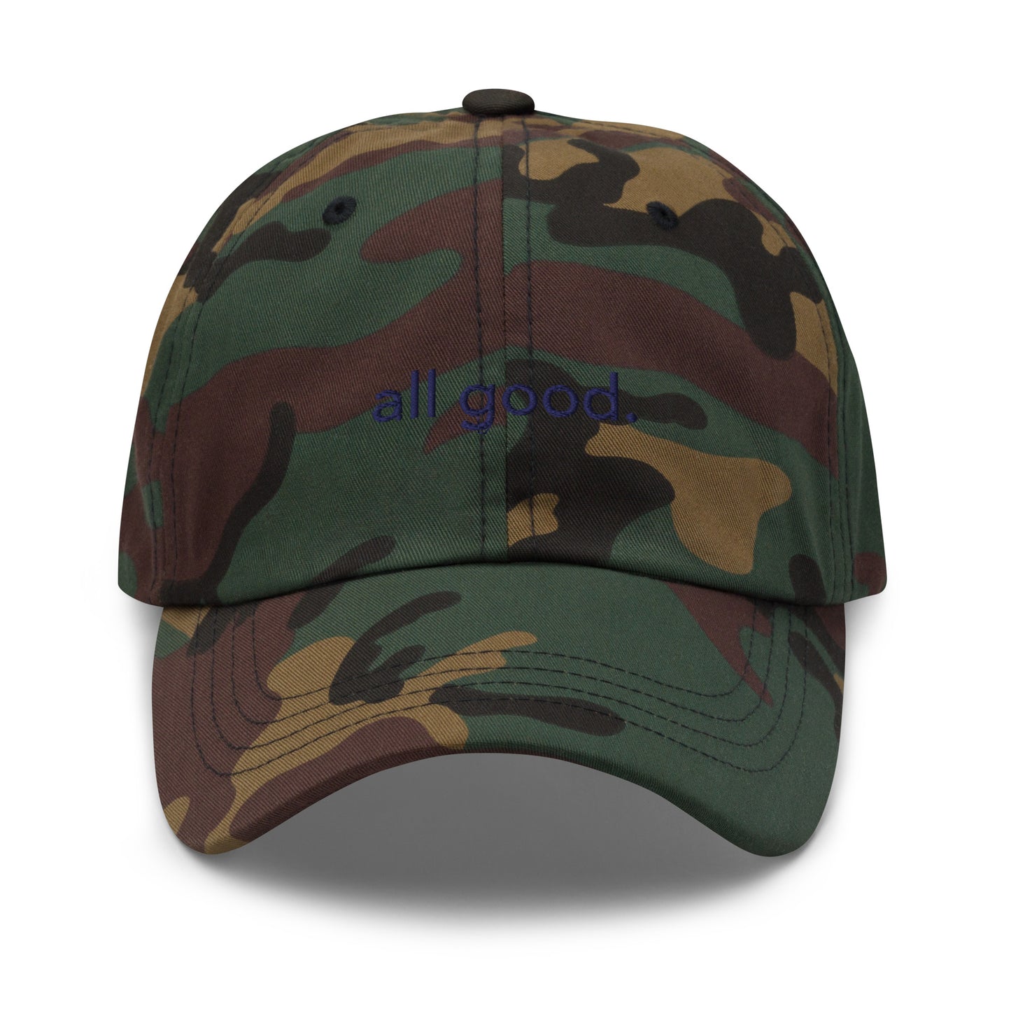 “all good.” Embroidered Hat