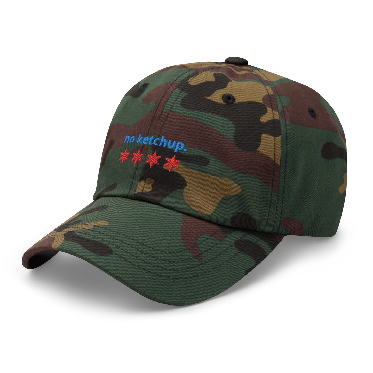“no ketchup.” & Chicago Stars Embroidered Baseball Hat