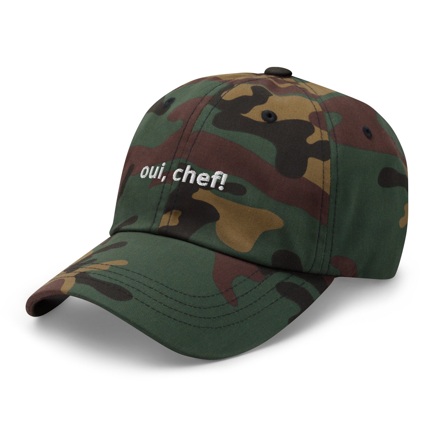 “oui, chef!” Embroidered Baseball Hat