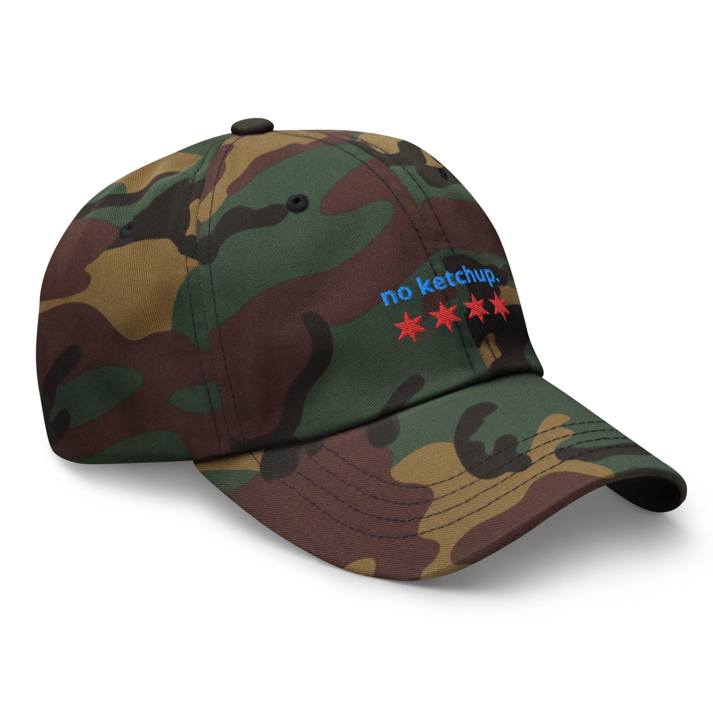 “no ketchup.” & Chicago Stars Embroidered Baseball Hat