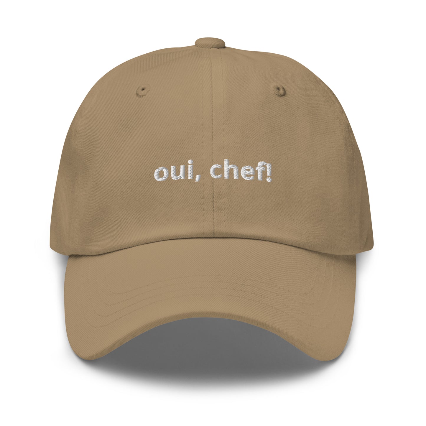 “oui, chef!” Embroidered Baseball Hat