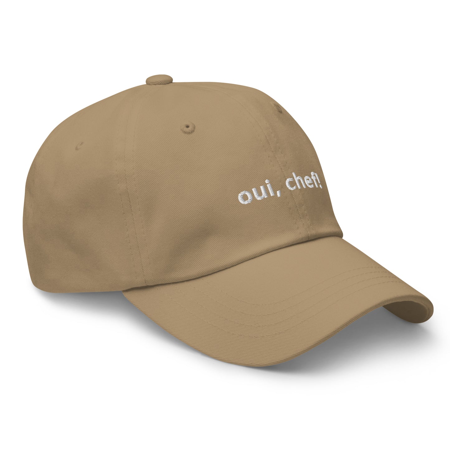 “oui, chef!” Embroidered Baseball Hat