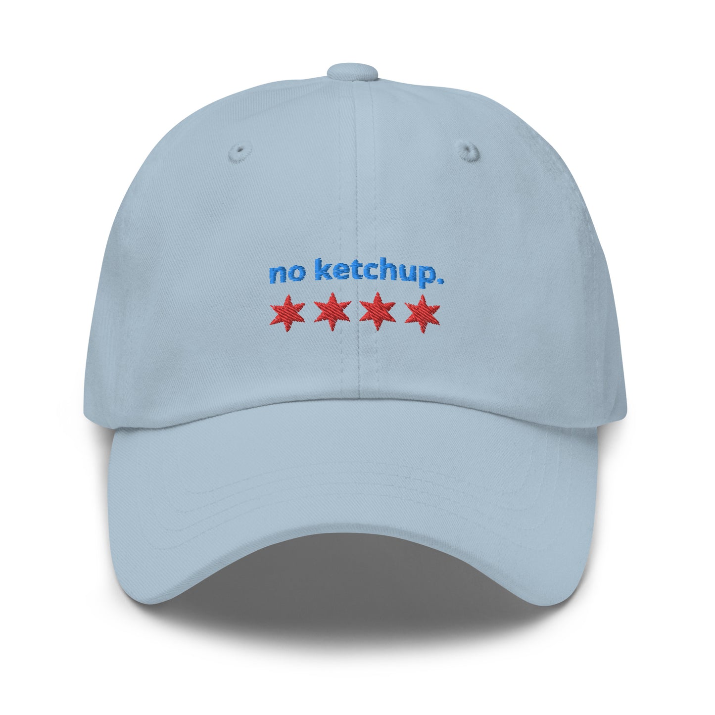“no ketchup.” & Chicago Stars Embroidered Baseball Hat