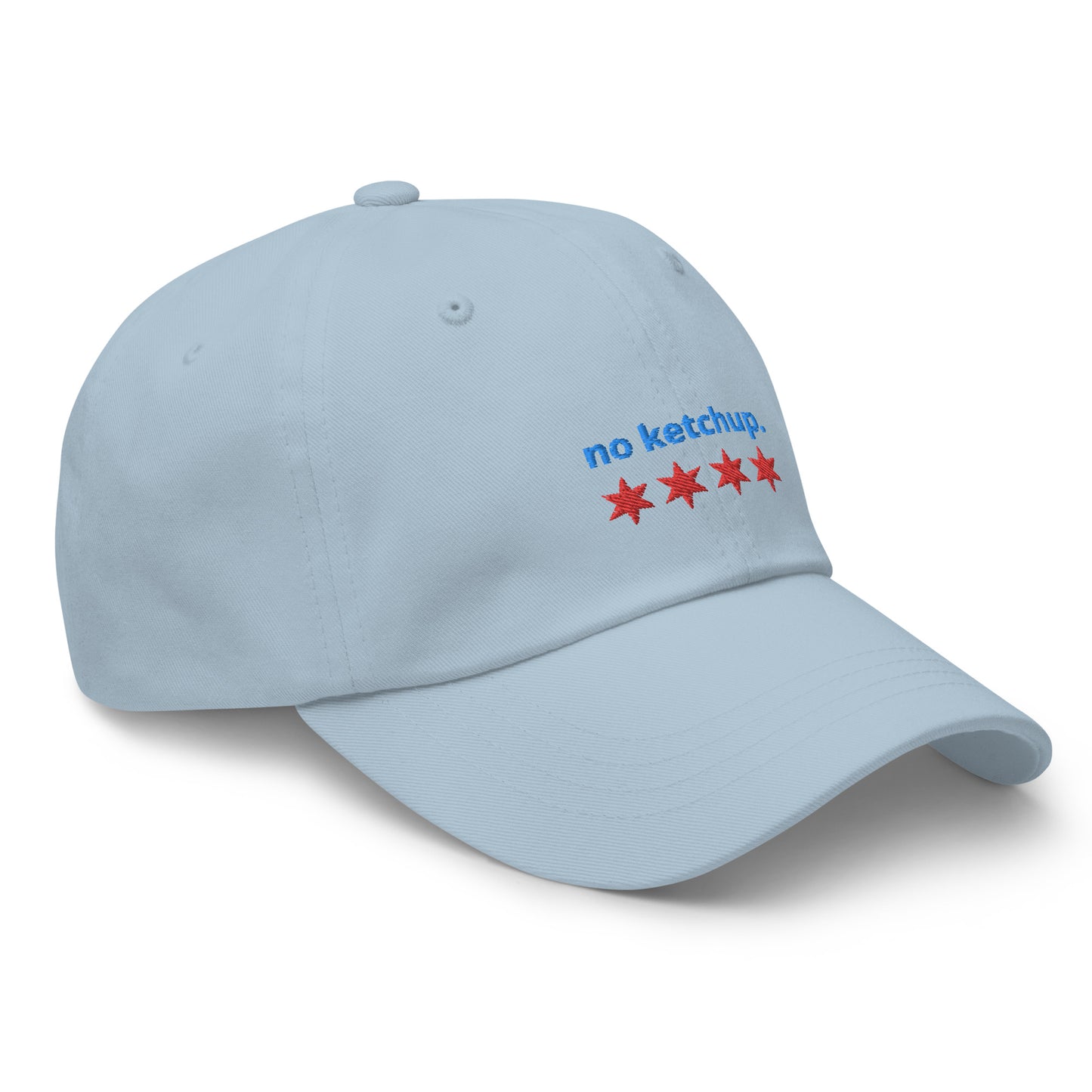 “no ketchup.” & Chicago Stars Embroidered Baseball Hat