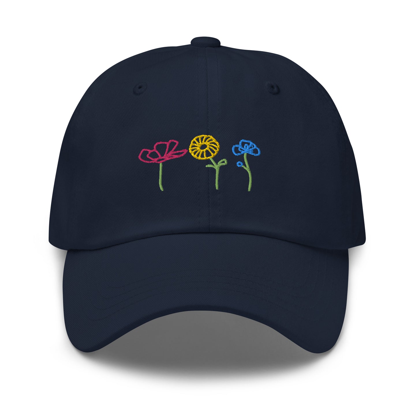 Flower Power! Embroidered Baseball Hat