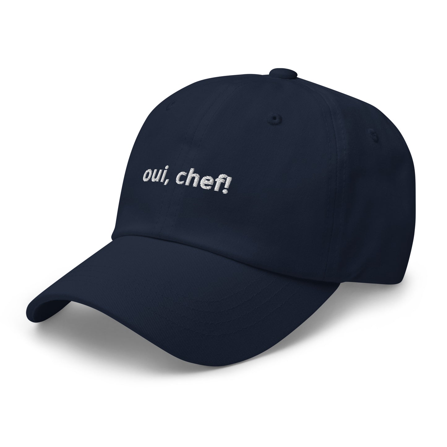 “oui, chef!” Embroidered Baseball Hat