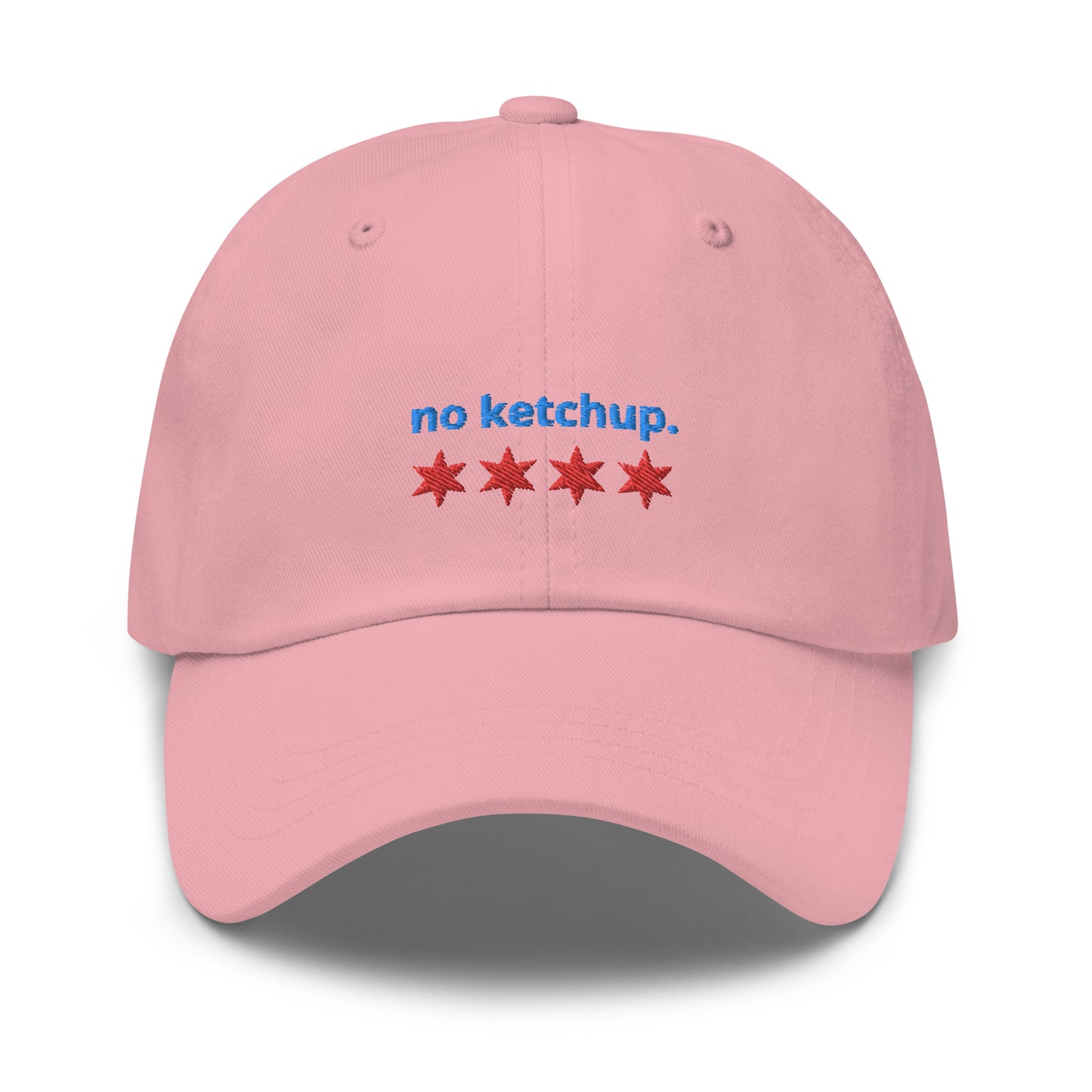 “no ketchup.” & Chicago Stars Embroidered Baseball Hat