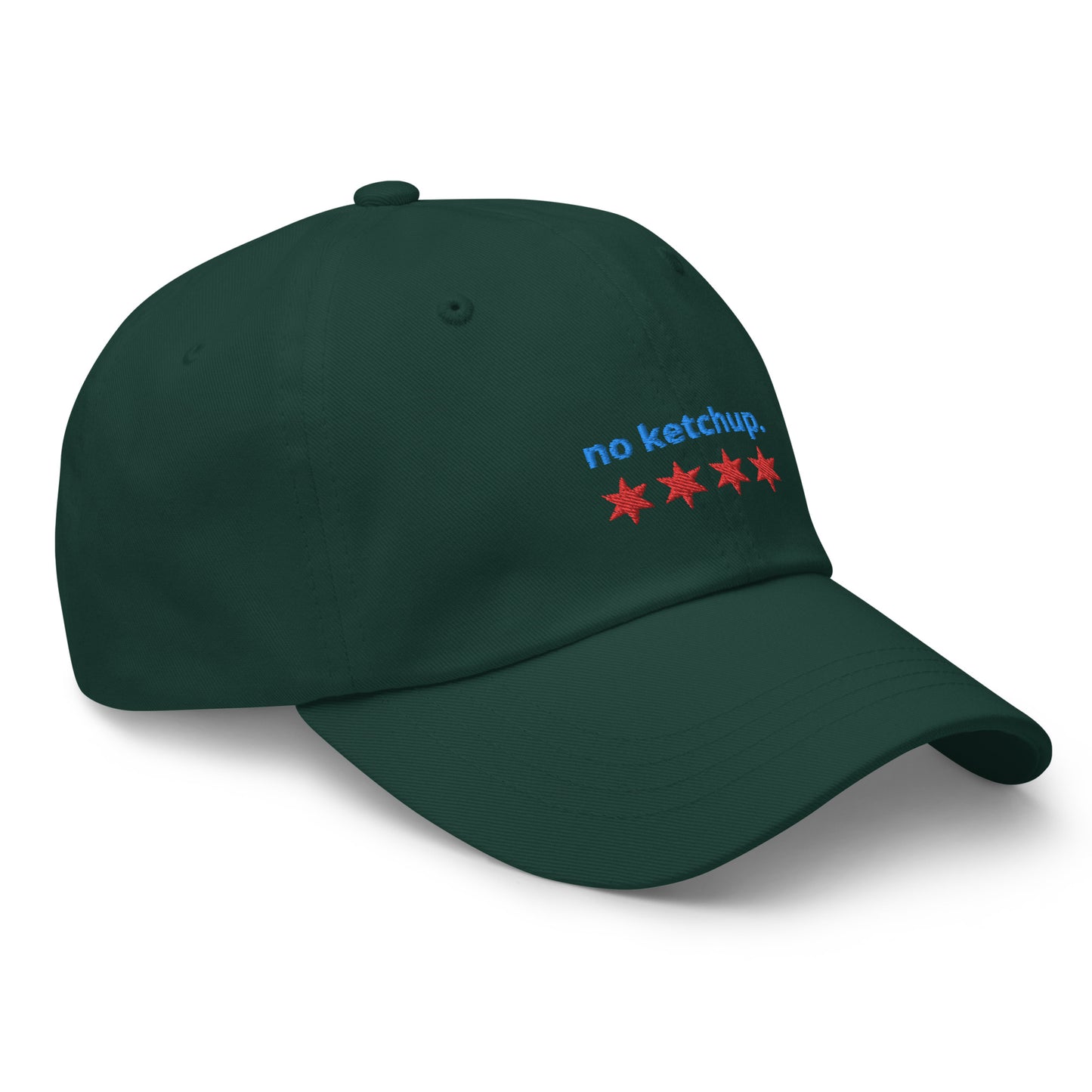 “no ketchup.” & Chicago Stars Embroidered Baseball Hat