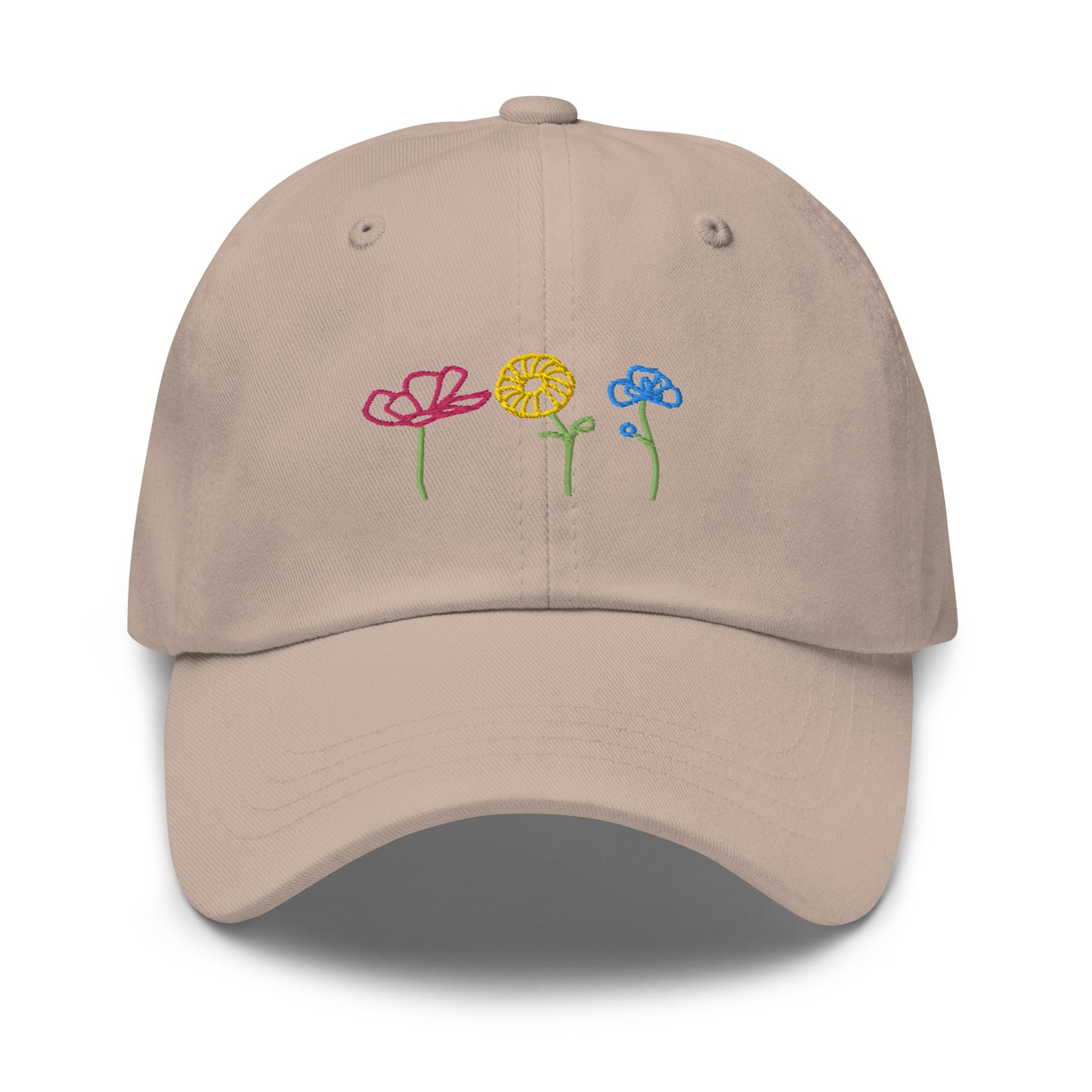 Flower Power! Embroidered Baseball Hat