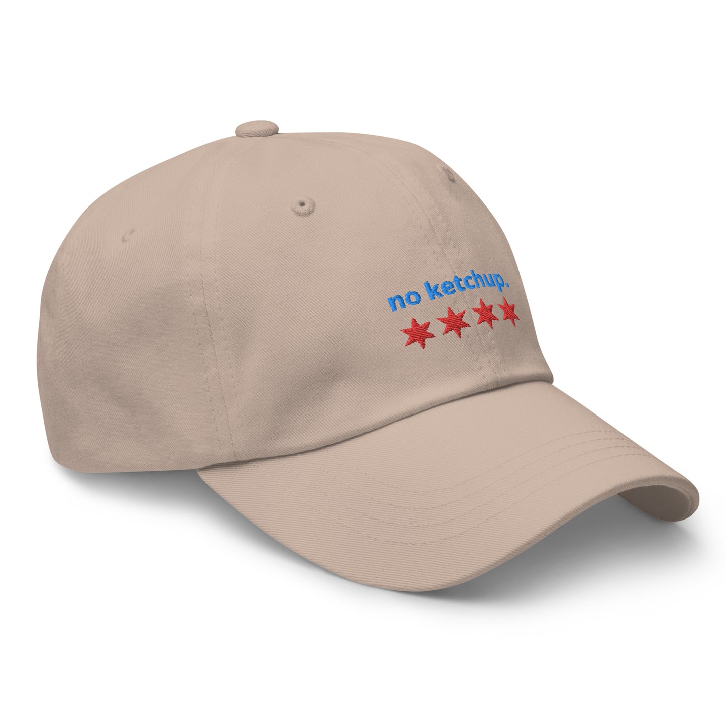 “no ketchup.” & Chicago Stars Embroidered Baseball Hat