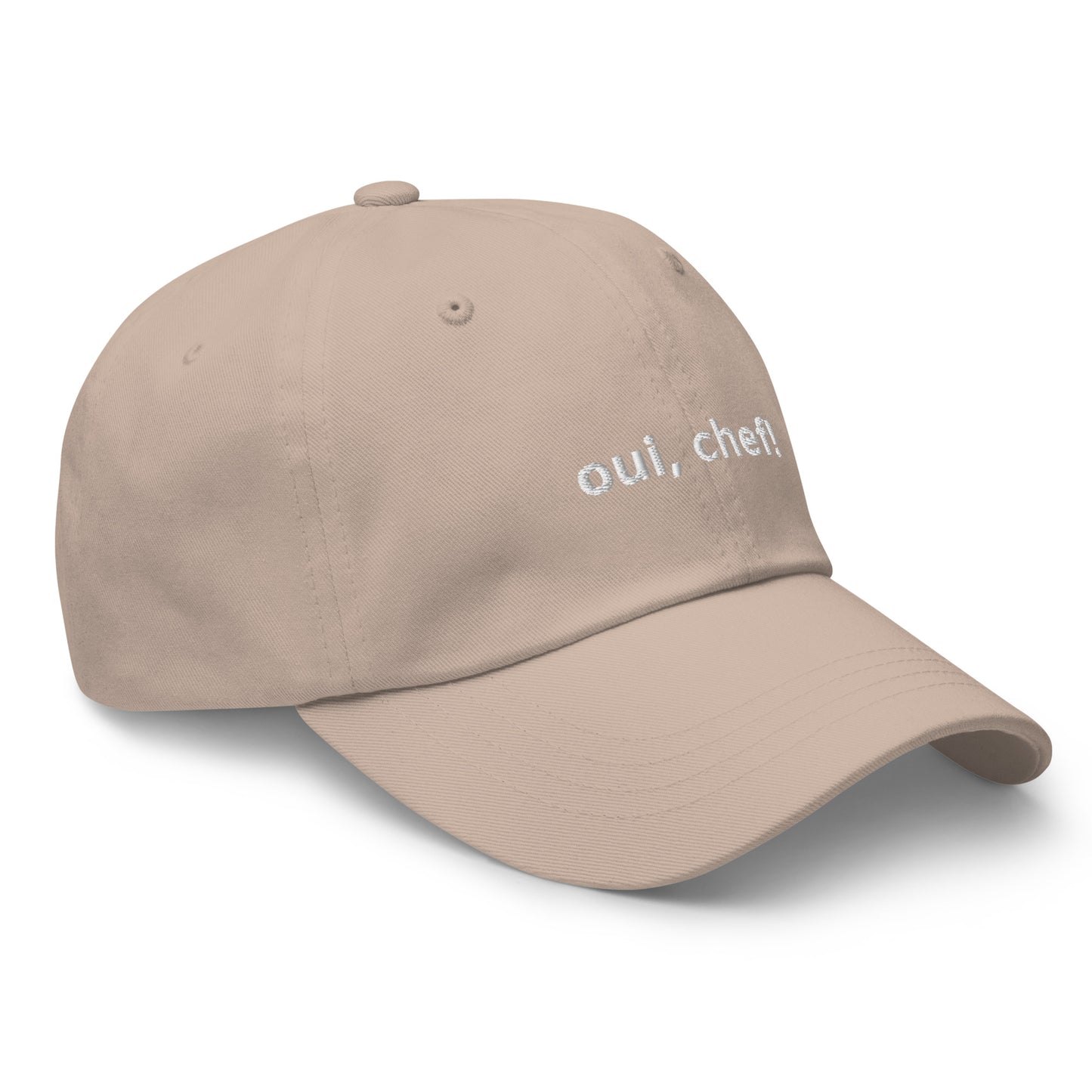 “oui, chef!” Embroidered Baseball Hat