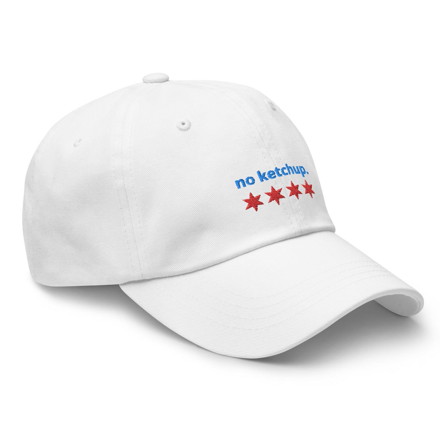 “no ketchup.” & Chicago Stars Embroidered Baseball Hat