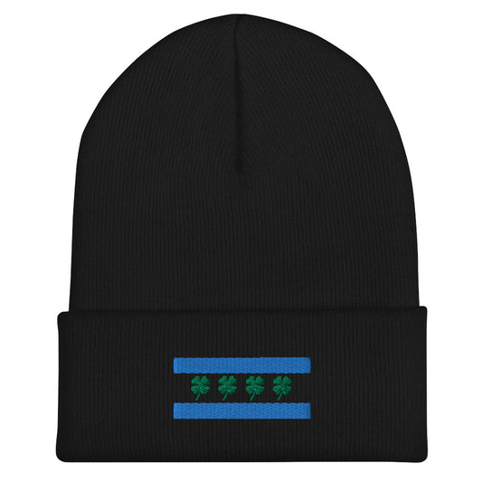 Chi-rish Flag Cuffed Beanie (w/out white stripes)