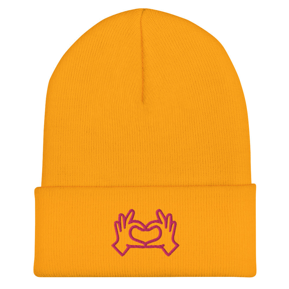 HeartHands/Cuffed Beanie