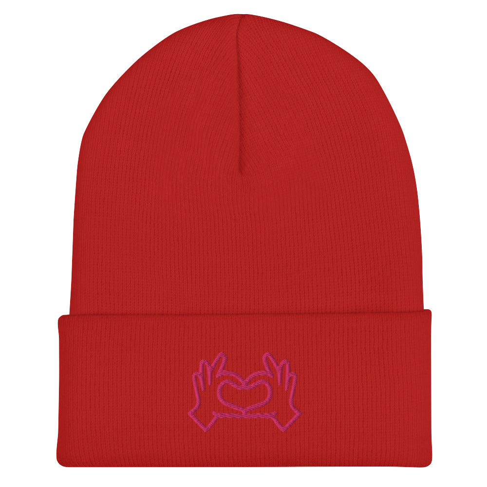 HeartHands/Cuffed Beanie