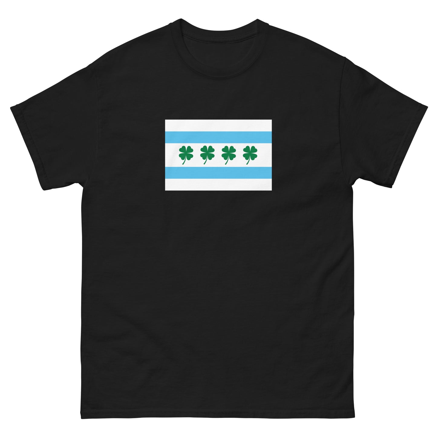 Chi-rish Chicago Flag - Men's classic tee front print