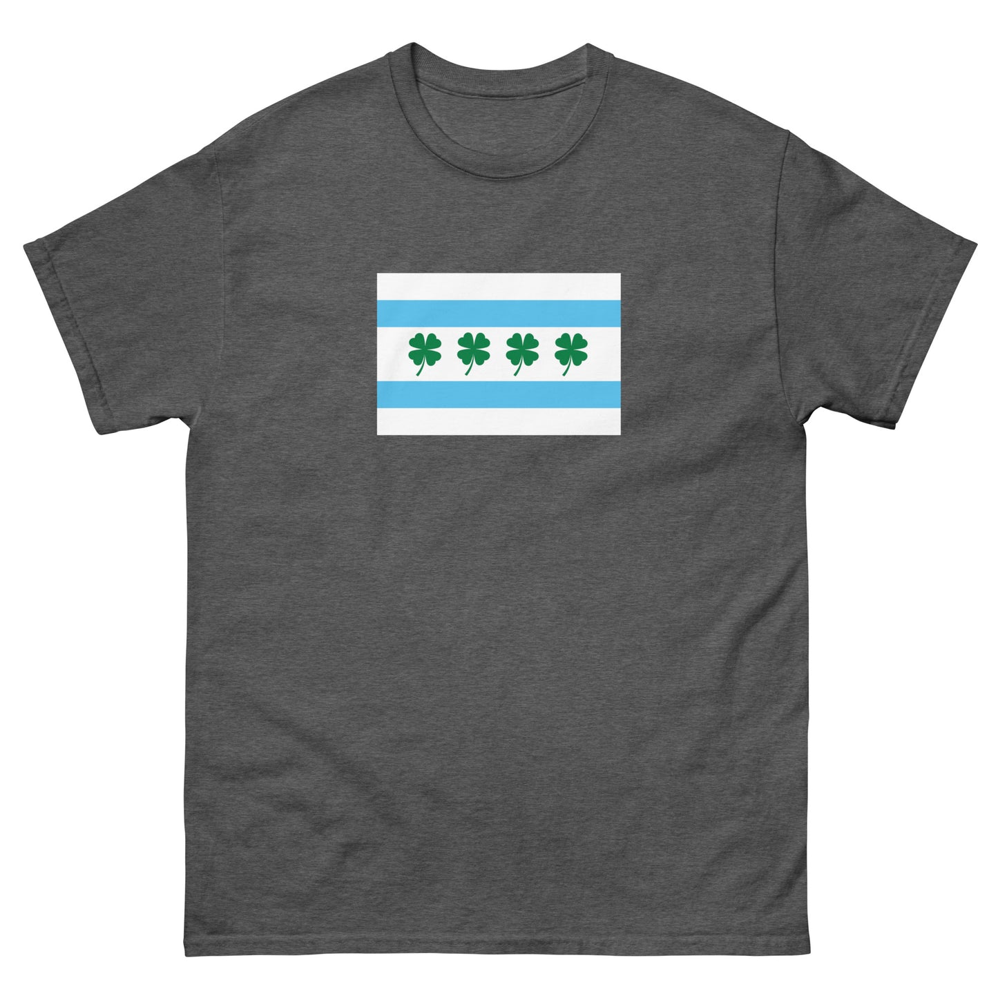 Chi-rish Chicago Flag - Men's classic tee front print