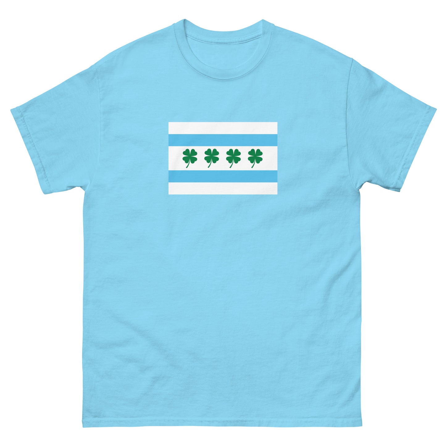 Chi-rish Chicago Flag - Men's classic tee front print